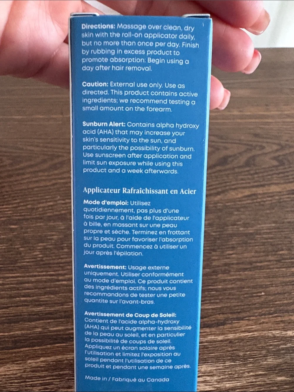 Bushbalm NIB Roller Rescue Soothing Serum - Blue
